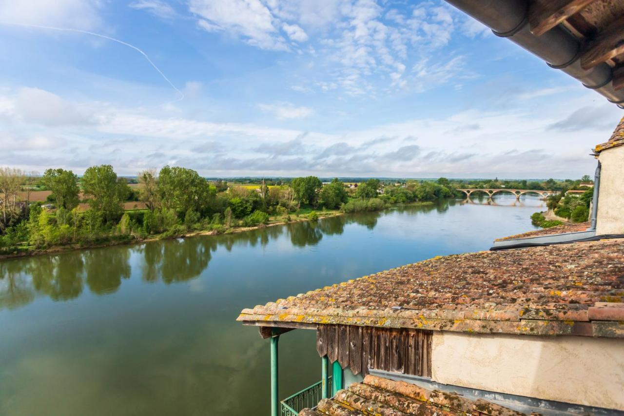 Hotel Restaurant Cote Garonne Le Balcon Des Dames - Tonneins Fauillet Marmande - Vue Panoramique Bord De Garonne Chambres Climatisees Εξωτερικό φωτογραφία