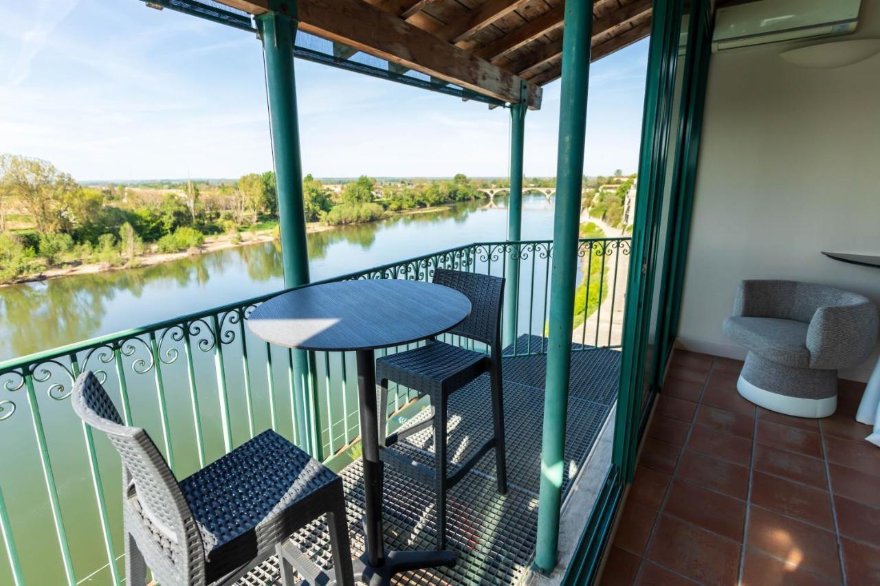 Hotel Restaurant Cote Garonne Le Balcon Des Dames - Tonneins Fauillet Marmande - Vue Panoramique Bord De Garonne Chambres Climatisees Εξωτερικό φωτογραφία